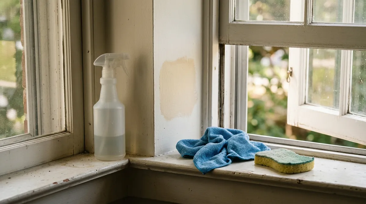 One product at a time, rinse in between and always test in a hidden corner